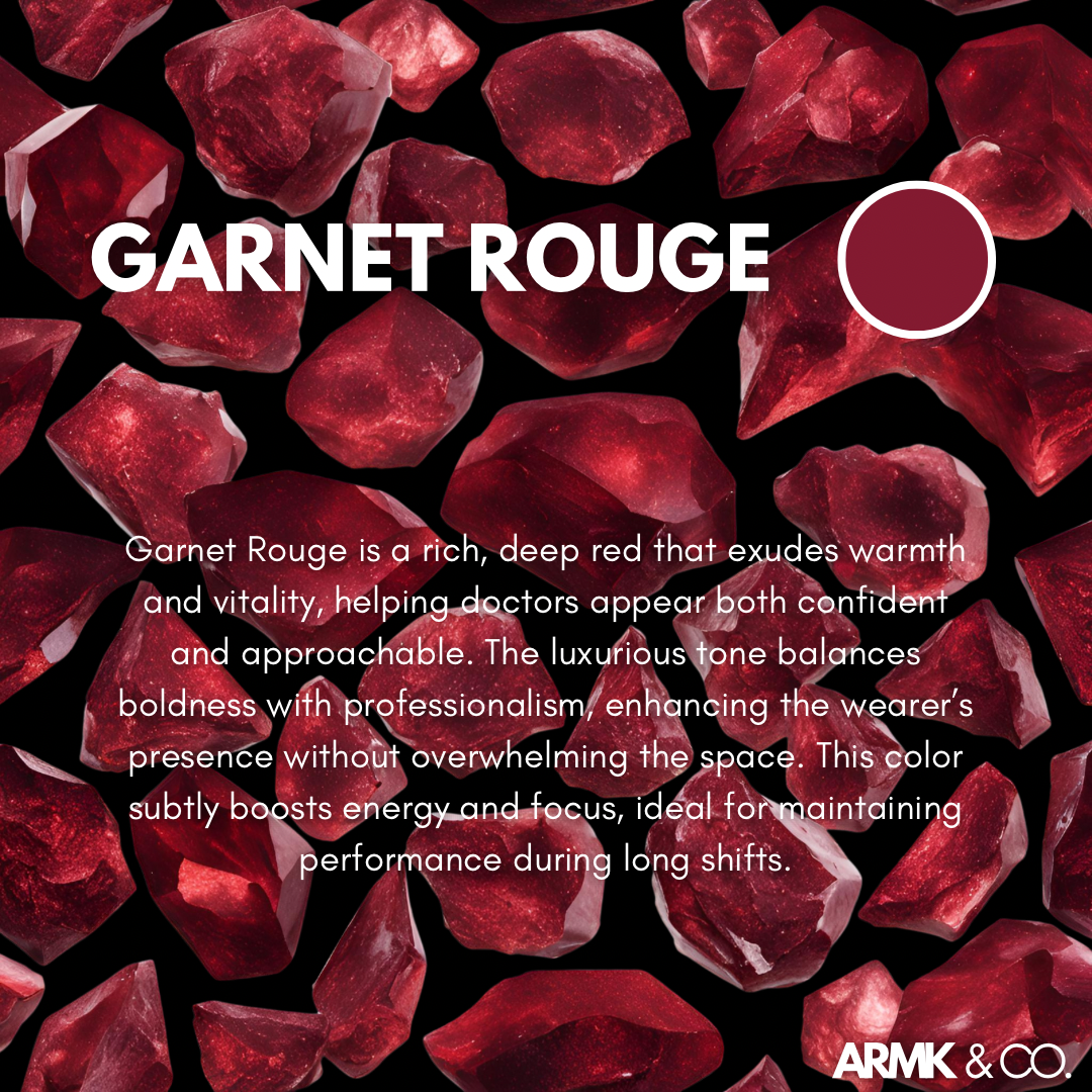 High-Collar Garnet Rouge Full set ARMK Scrub For HIM