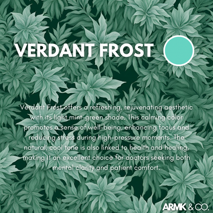 Short sleeves Verdant Frost Full set ARMK Scrub For HER